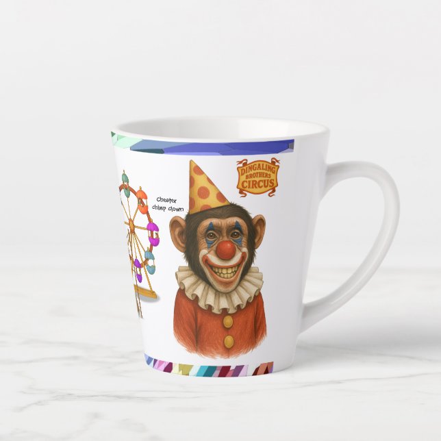 Chester der Schimpansenclown Milchtasse (Rechts)
