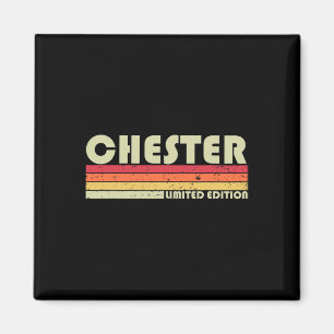 Chester Gift Name Personalisiert Funny Retro Vinta Magnet