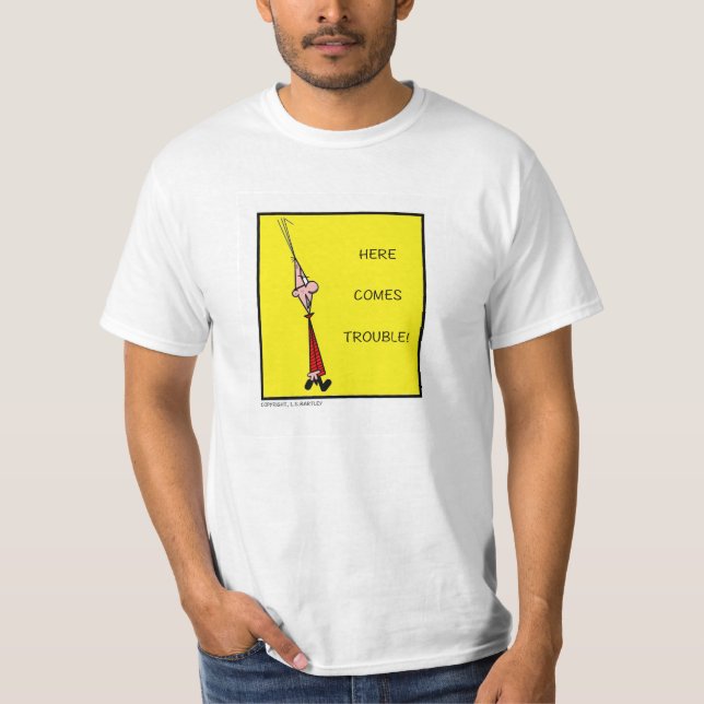 Chester ici vient problème ! T-shirt (Devant)