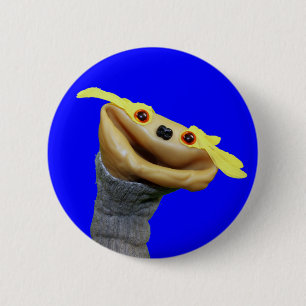Chester-Knopf (blau) Button
