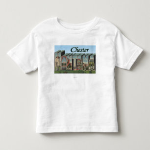 Chester, Montana - große Buchstabe-Szenen Kleinkind T-shirt
