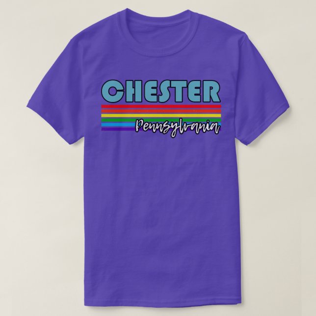 Chester Pennsylvania Pride Chester LGBT Geschenk L T-Shirt (Design vorne)