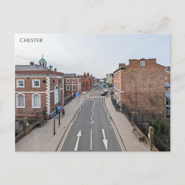 Chester Postkarte (Vorderseite)