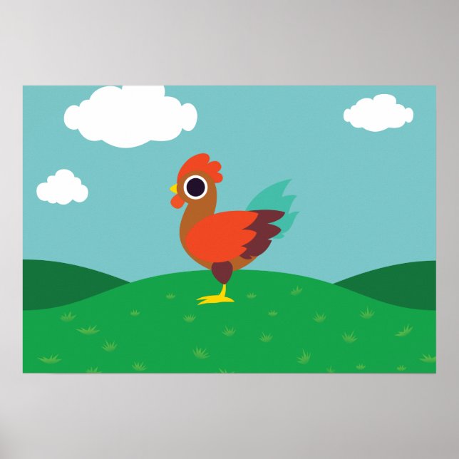 Chester the Rooster Poster (Vorne)