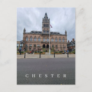 Chester Town Hall View Postkarte