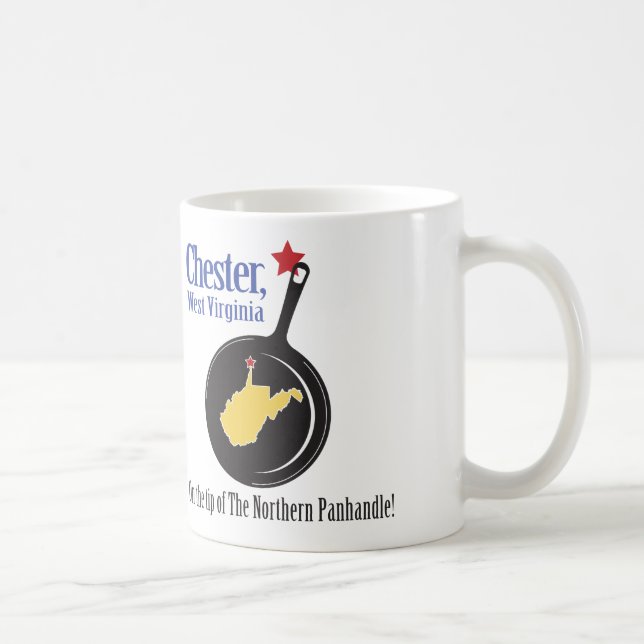 Chester, West Virginia (WV) Tasse (Rechts)