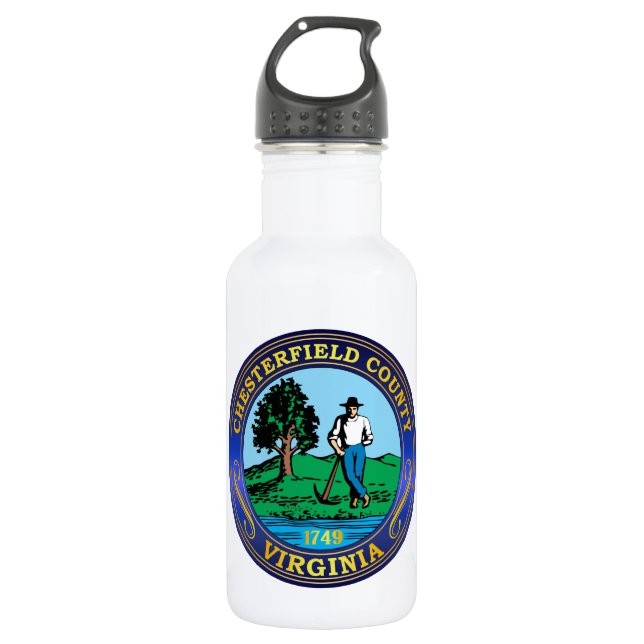 Chesterfield Landkreis Siegel Trinkflasche (Vorderseite)