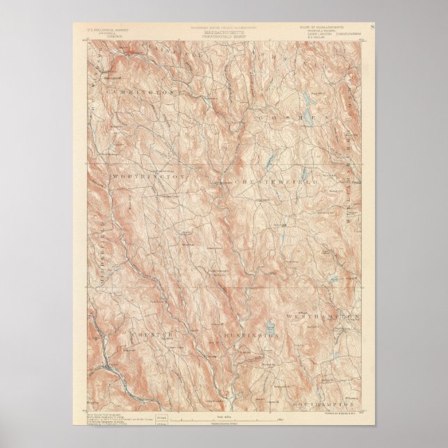 Chesterfield, Massachusetts Poster (Vorne)