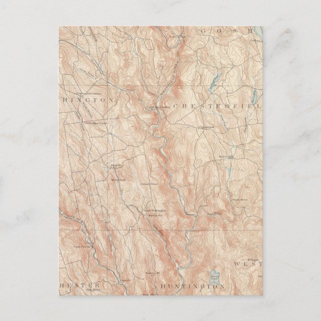 Chesterfield, Massachusetts Postkarte (Vorderseite)