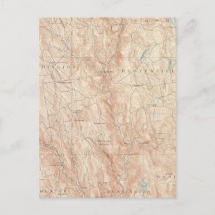 Chesterfield, Massachusetts Postkarte