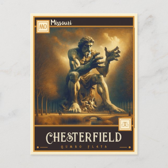 Chesterfield, Missouri | VINTAG Postkarte (Vorderseite)