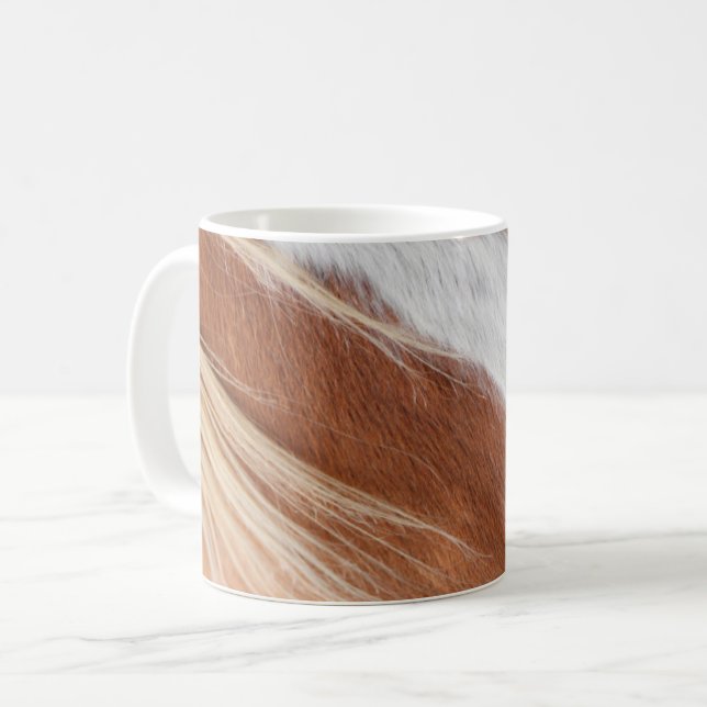 CHESTNUT HORSE COAT PATTERN KAFFEETASSE (Vorderseite Links)