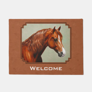Chestnut Morgan Rusty Red Fußmatte