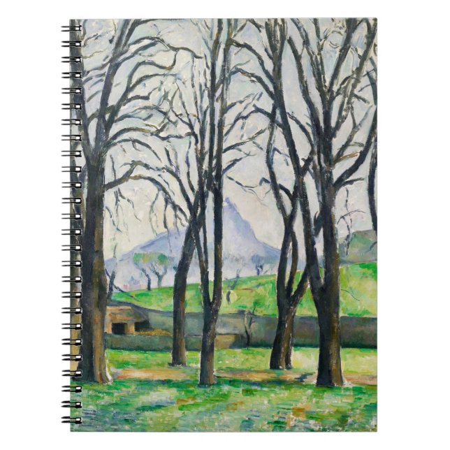 Chestnut trees, Famous painting Notizblock (Vorderseite)