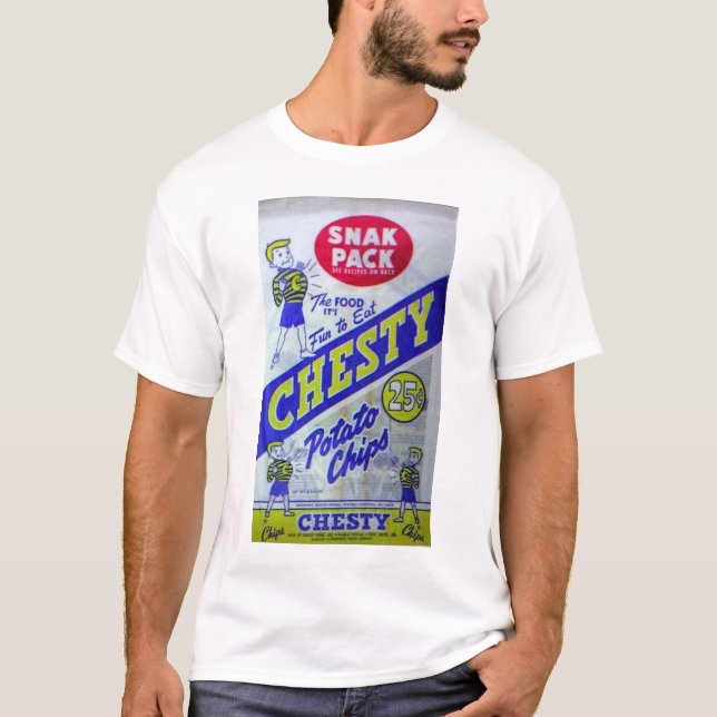 Chesty Kartoffelchip-Shirt T-Shirt (Vorderseite)