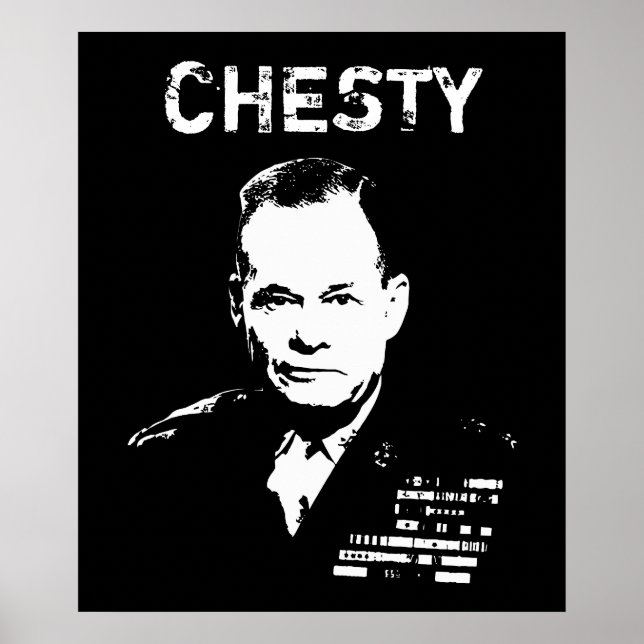 Chesty Puller Poster (Vorne)