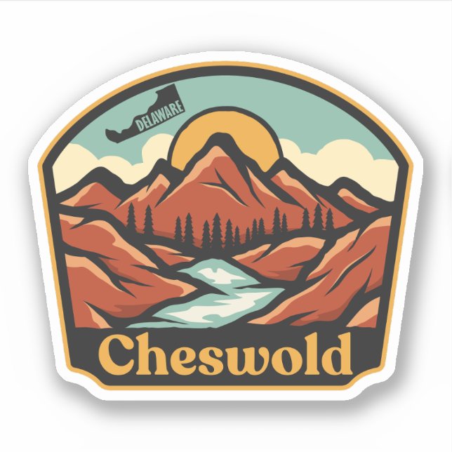 Cheswold, Delaware Aufkleber (Vorderseite)