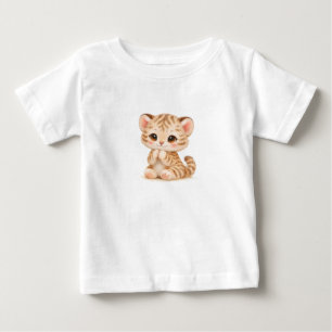 Chetah Baby T-Shirt – Süße gefleckte und gestreift