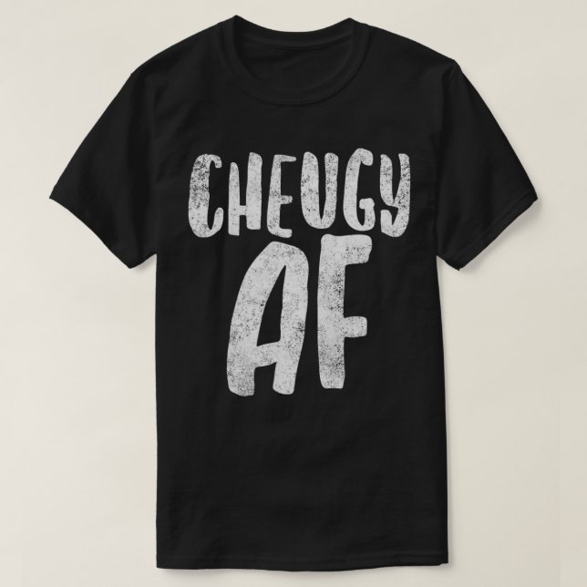 Cheugy AF Millennial Gen Z Fashion T-Shirt (Design vorne)