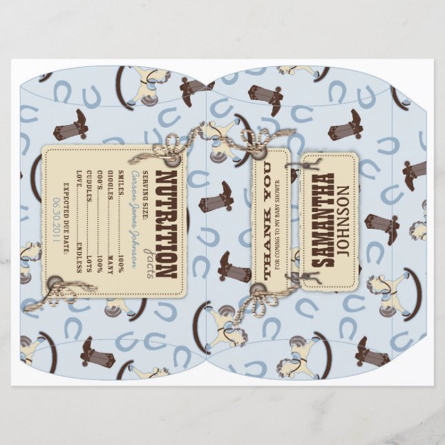 Cheval à rocher Boy Puff Box Modèle B2 (Devant)