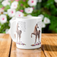 Cheval arabe et Roumi citent mug