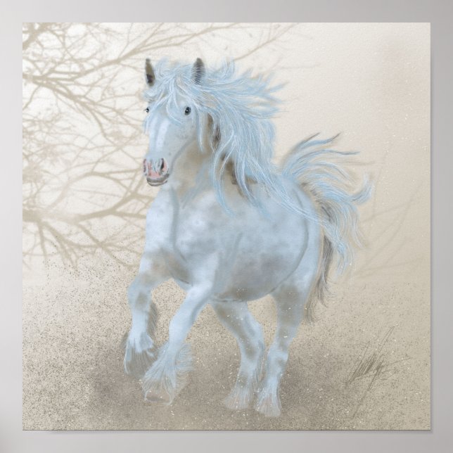 Cheval Blanc - Poster (Devant)