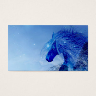 Cheval bleu d'imaginaire