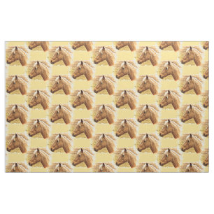 Cheval Brown Blonde en tissu Sun