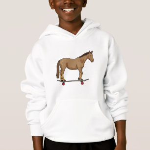 Cheval comme patineur sur skateboard