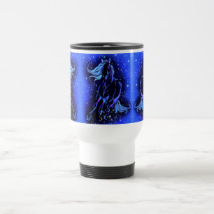 Cheval Courir À Blue Starry Night Voyage Mug Cadea