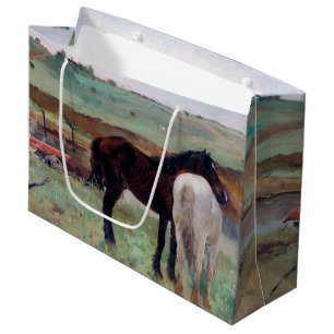 Cheval dans une prairie, Edgar Degas Grand sac cad