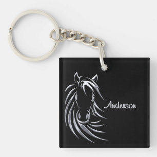Cheval d'argent tête sur le script personnalisé no