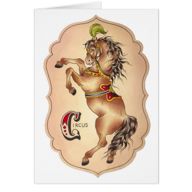 Cheval de cirque (Devant)