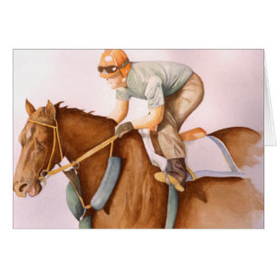 Cheval de course et Jockey