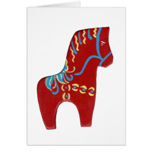 Cheval de Dala Rouge
