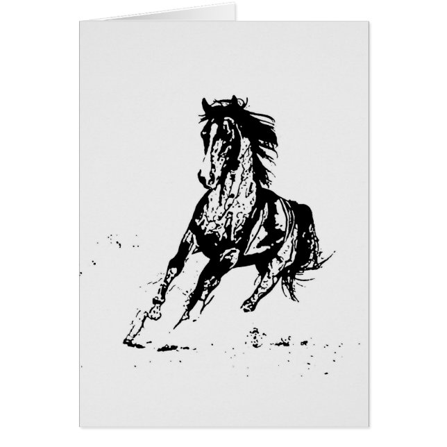 Cheval de dessin de bande dessinée (Devant)