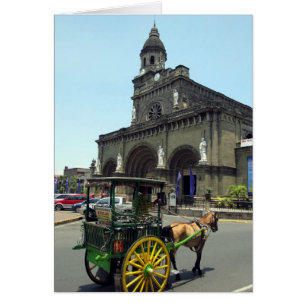 cheval de la cathédrale de manila