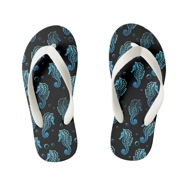 Cheval de mer pour enfants Imprimer tongs (Semelle)