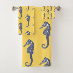 Cheval de mer Vintage jaune