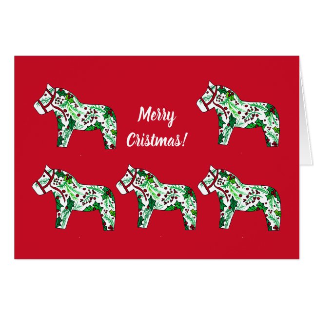 Cheval de Noël (Devant horizontal)