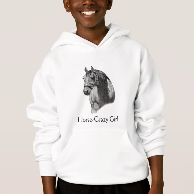 CHEVAL : Dessin au crayon équin : FILLE DE (Devant)