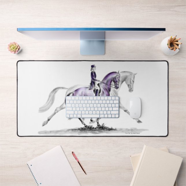 Cheval Dressage en Trot Piaffe (Bureau 1)