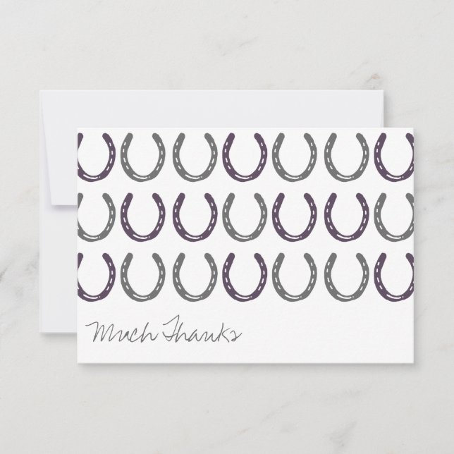 Cheval équestre Thématique Chaussures Merci (Devant)