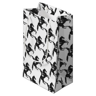 Cheval et cavalier de mosaïque de sac de cadeau de