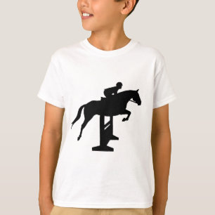 Cheval et cavalier de pullover de chasseur