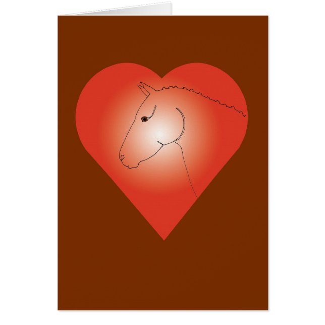 Cheval et coeur (Devant)