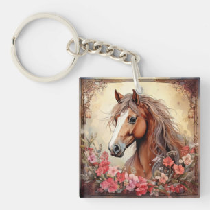 Cheval et Fleur sauvage