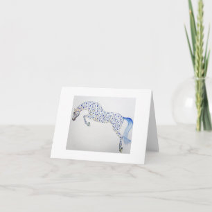 Cheval Floral Saut, Cara Grace Art