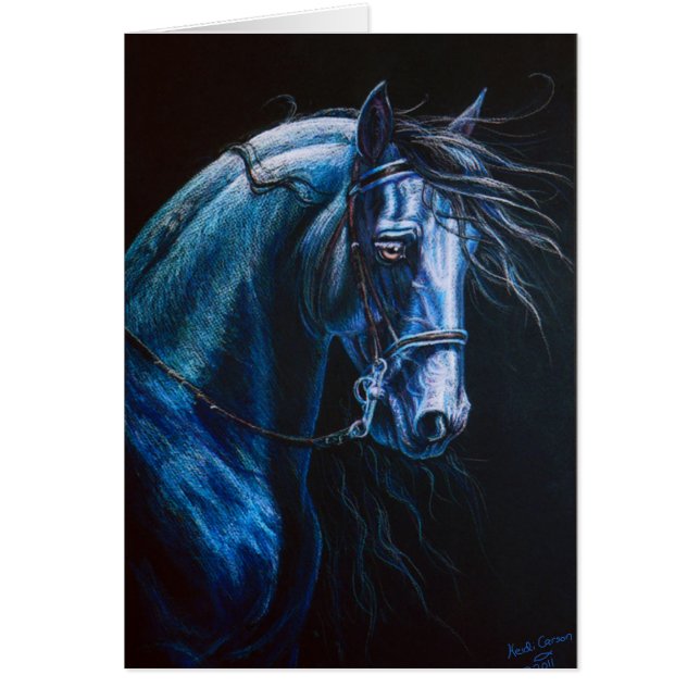 Cheval frison (Devant)