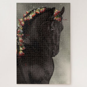 Cheval Frison Black Beauty - Puzzle